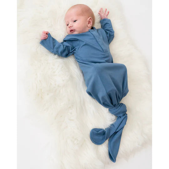 Bamboo Sleep Gown- Ocean Blue