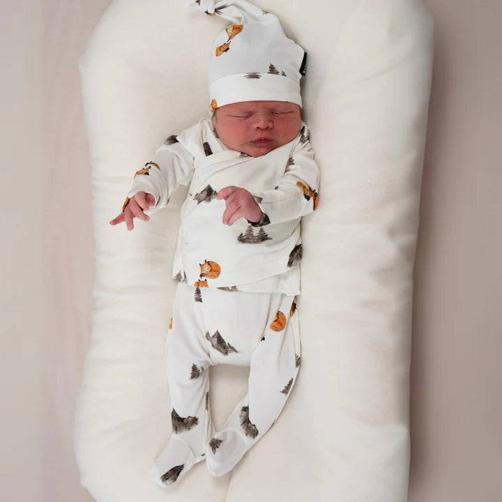 Bamboo Take Me Home Kimono Set- Foxes