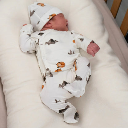 Bamboo Take Me Home Kimono Set- Foxes