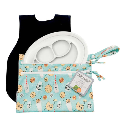 Wet/Dry Waterproof Storage Bag- Milk & Cookies
