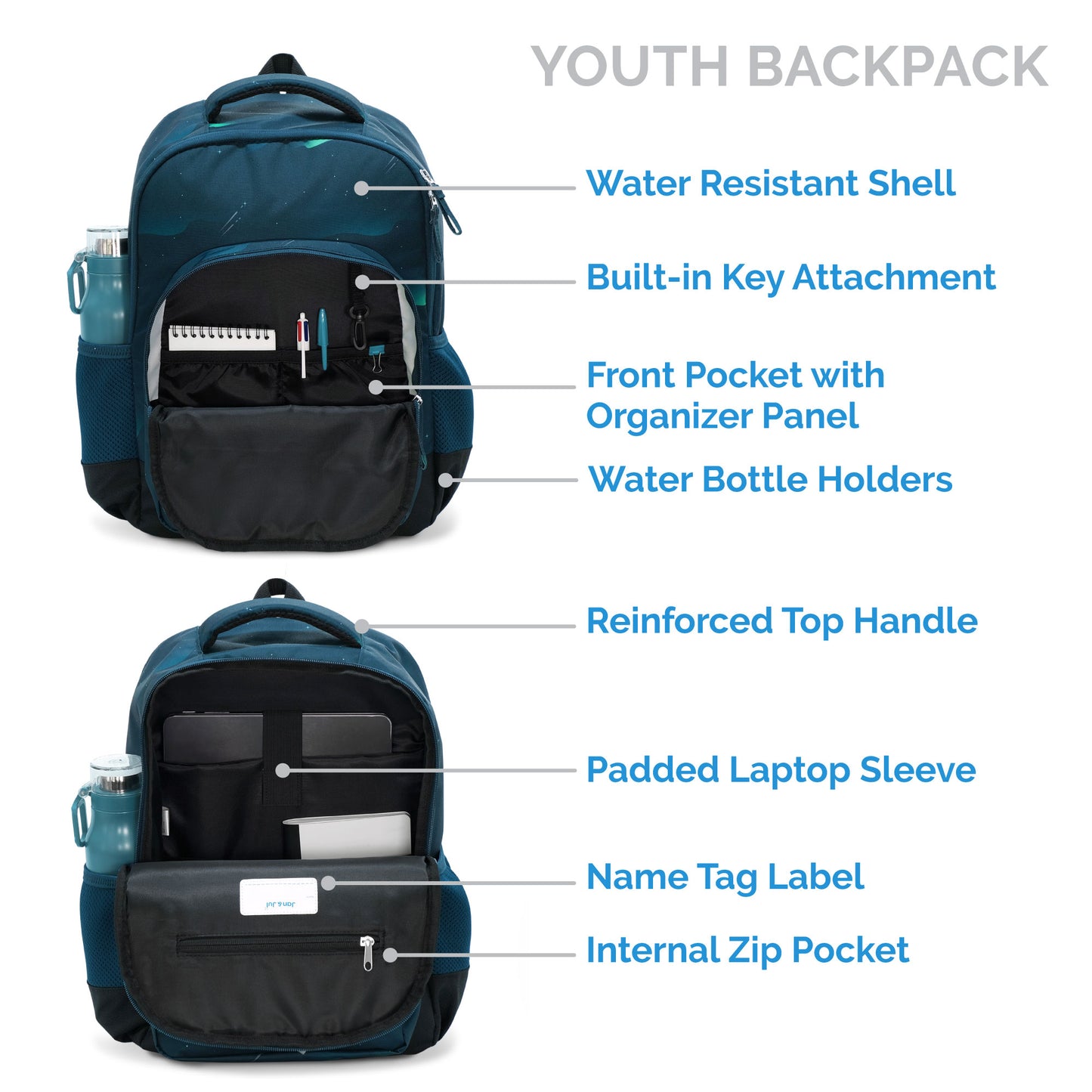 Youth Backpack- Aurora