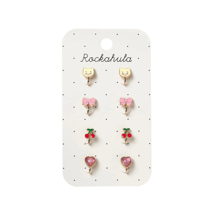 Cute Kitten Clip On Earrings