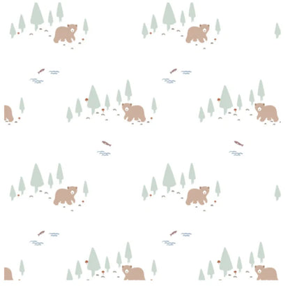 Magnetic Organic Cotton Footie- Babe in the Woods