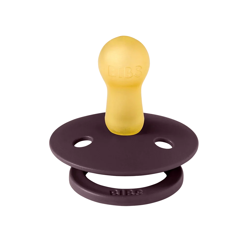 Colour Round Pacifier 2pk.- Petal/Plum