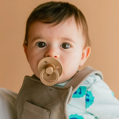 Colour Round Pacifier 4pk.- Ivory/Sand/Vanilla/Dark Oak