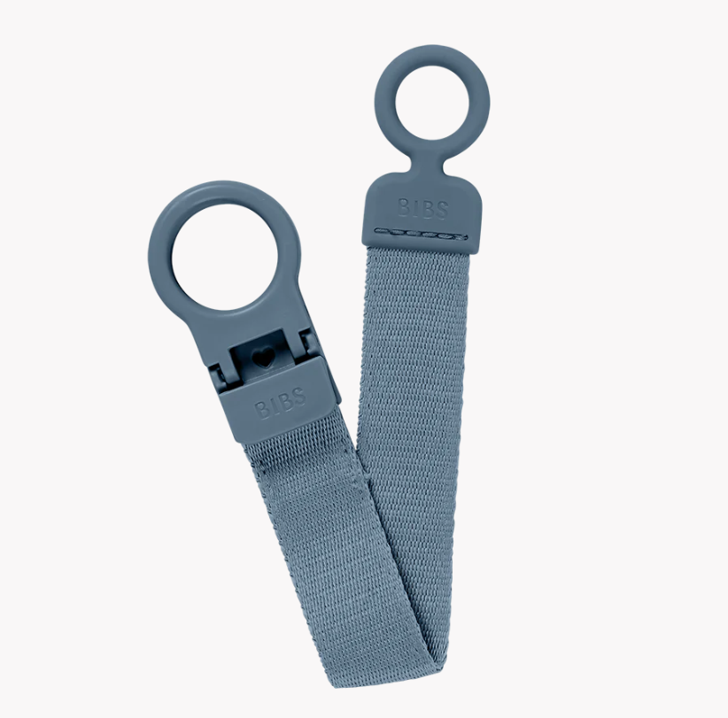 Pacifier Clip Loop- Petrol Blue