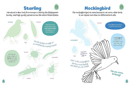 All About Birds Sticker Activity Book