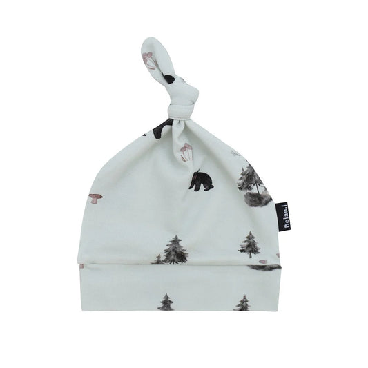 Bamboo Knotted Hat- Black Bears