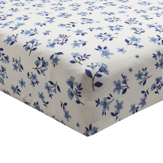 Bamboo Crib Sheet- Bluebell