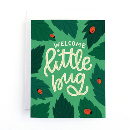 Welcome Little Bug New Baby Card