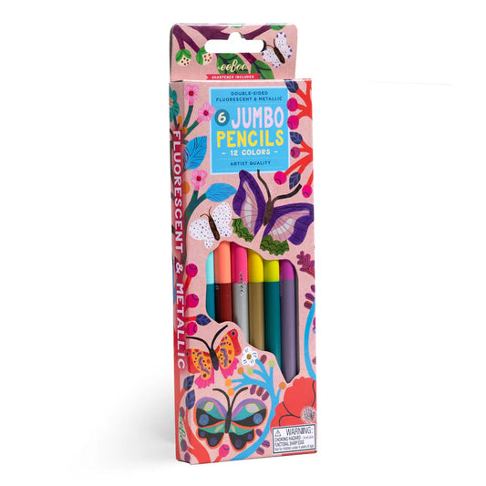 Butterfly Jumbo Pencil Crayons