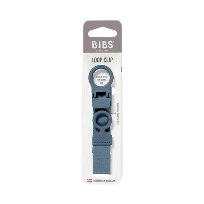 Pacifier Clip Loop- Petrol Blue