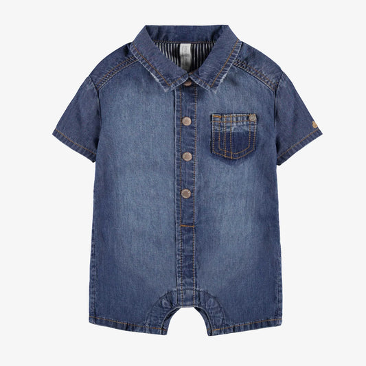 Denim Shortie Romper