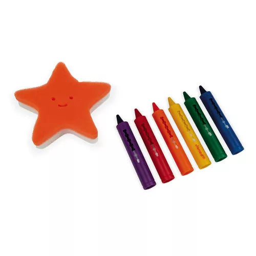 Starfish Bath Colouring Set