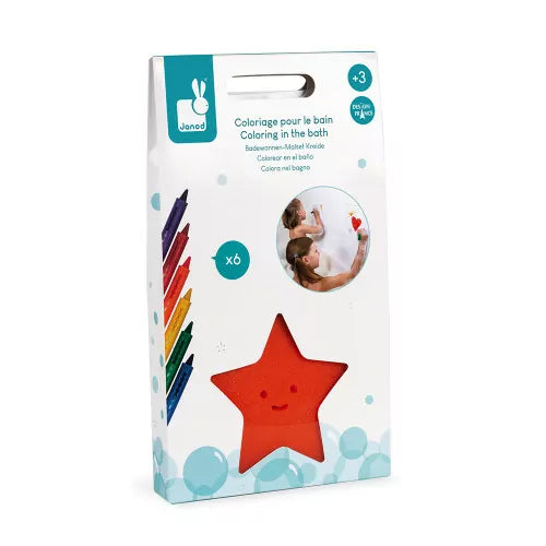 Starfish Bath Colouring Set