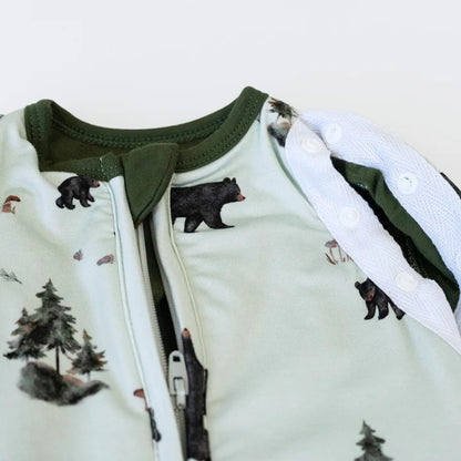 1.0 TOG Convertible Swaddle Sack- Black Bears