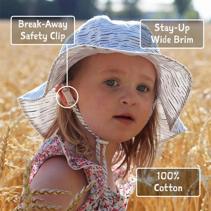 Cotton Floppy Hat- Pink Prairie