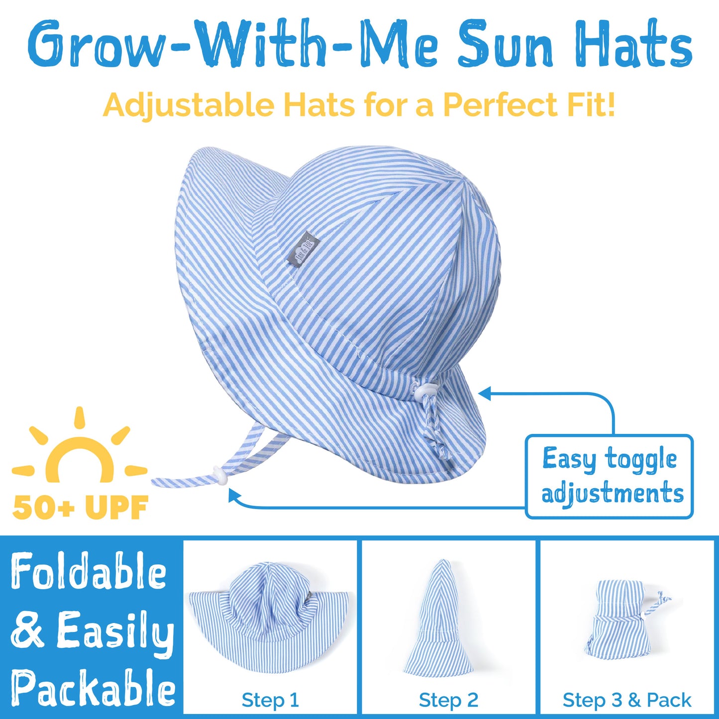 Cotton Floppy Hat- Pink Daisy