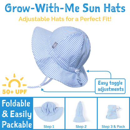 Cotton Floppy Hat- Pink Daisy