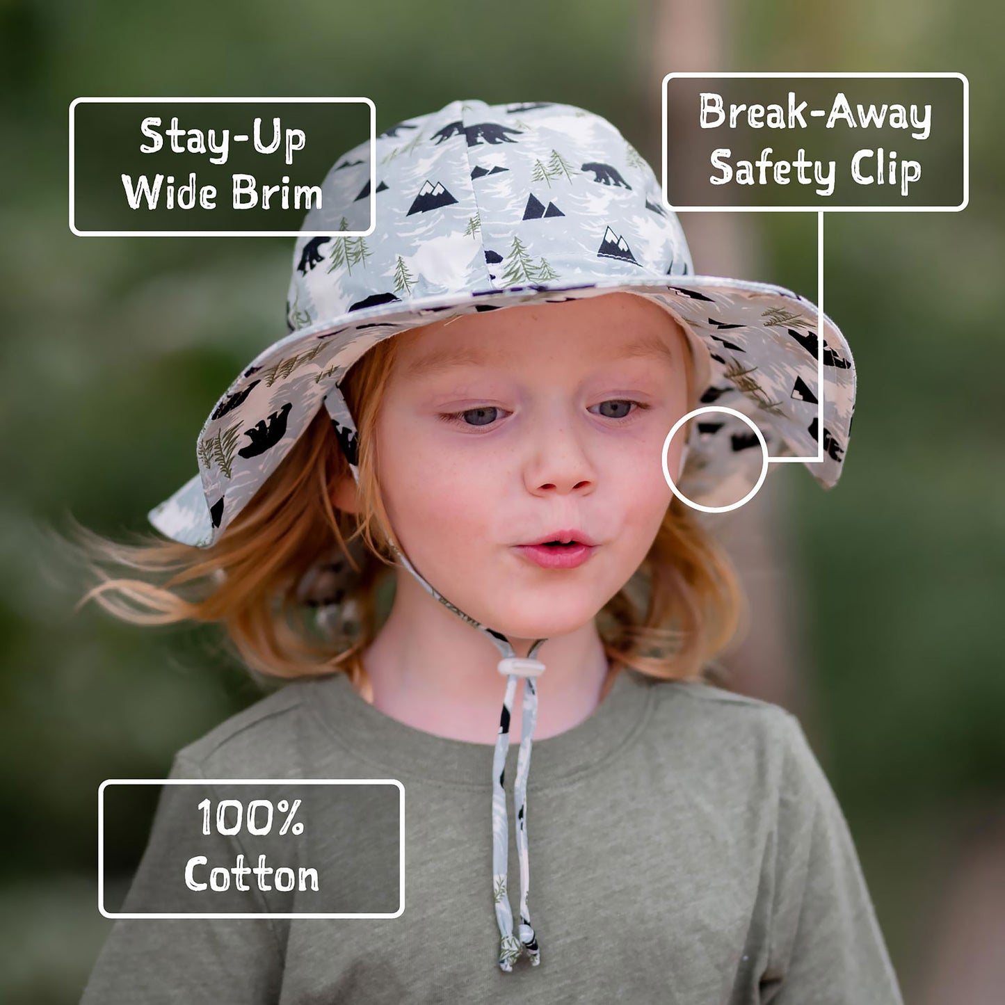 Cotton Floppy Hat- Pink Daisy