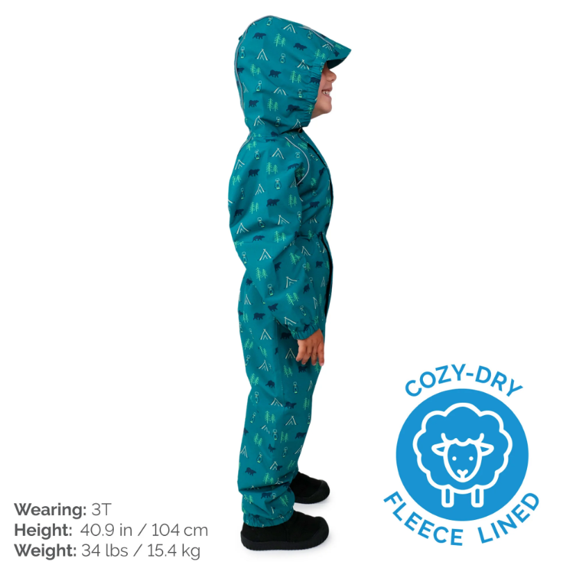 Fleece-Lined Rain Suit- Summer Camp
