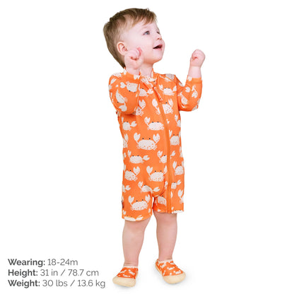 Crabby Crab 1pc. UV Sun Suit