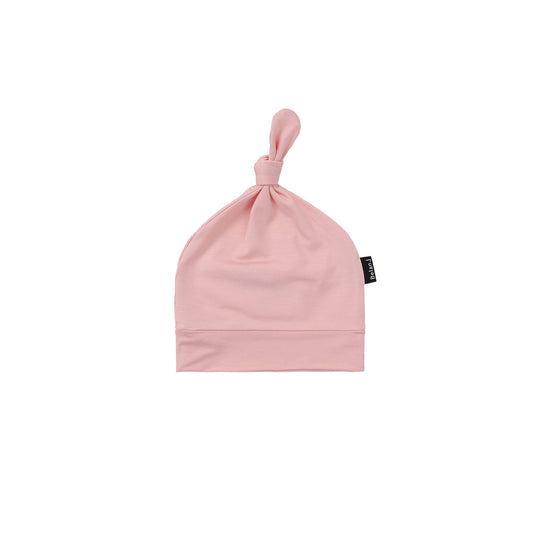 Bamboo Knotted Hat- Crystal Rose