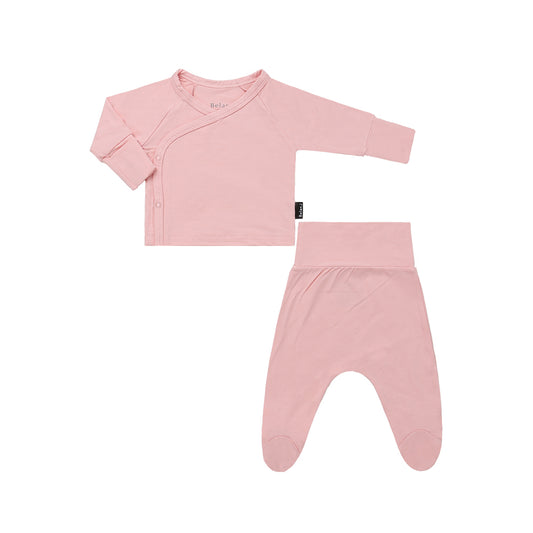 Bamboo Take Me Home Kimono Set- Crystal Rose