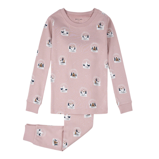 Violet Snowglobe PJ Set