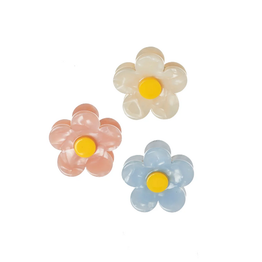 Mini Daisy Claw Clip Set
