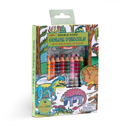 Dino Mini Colouring Mural + Pencil Crayons