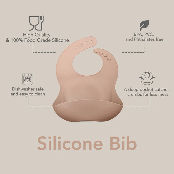 Silicone Bib- Fern