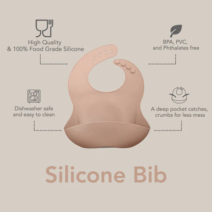 Silicone Bib- Fern