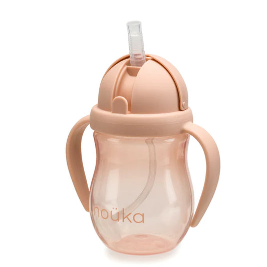 Non-Spill Weighted Straw Cup- Soft Blush