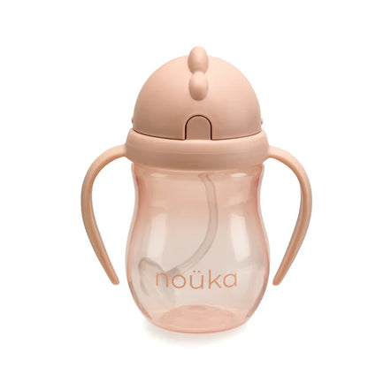 Non-Spill Weighted Straw Cup- Soft Blush