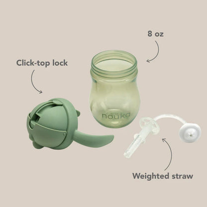 Non-Spill Weighted Straw Cup- Soft Blush