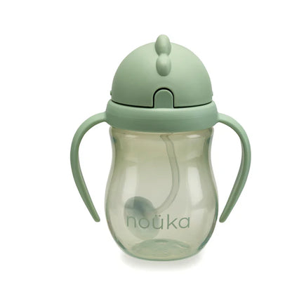 Non-Spill Weighted Straw Cup- Moss