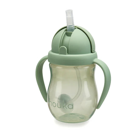 Non-Spill Weighted Straw Cup- Moss