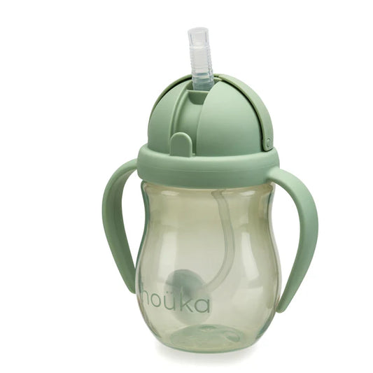 Non-Spill Weighted Straw Cup- Moss