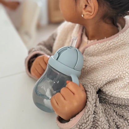 Non-Spill Weighted Straw Cup- Soft Blush