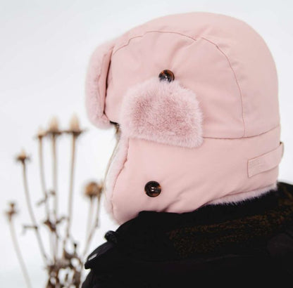 Winter Aviator Hat- Rose