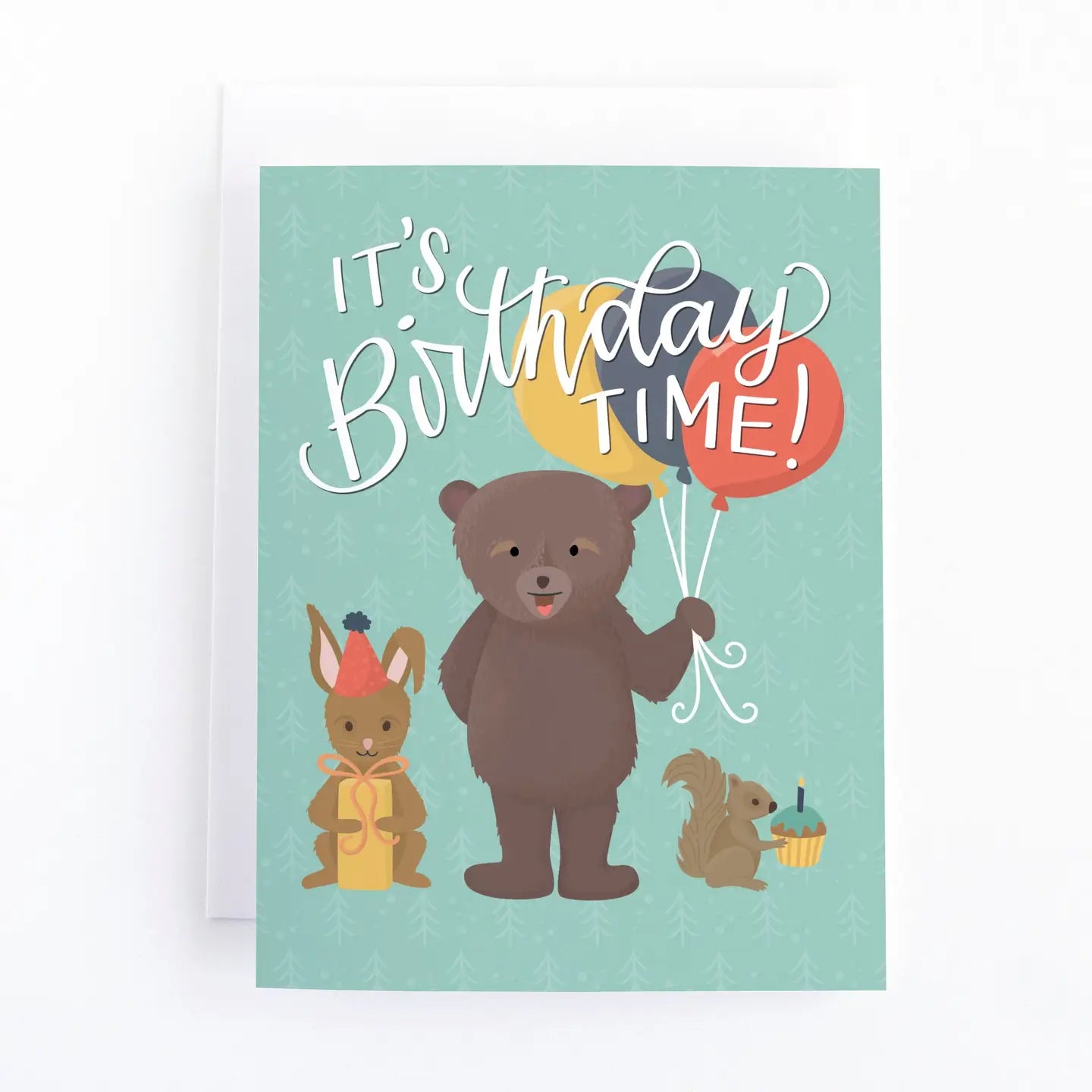 Woodland Party Birthday Card
