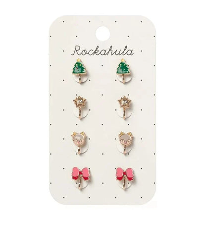 Jolly Christmas Clip On Earrings