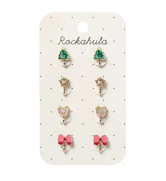 Jolly Christmas Clip On Earrings