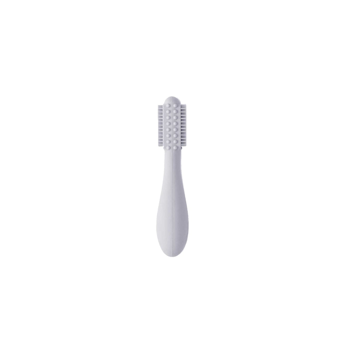 Baby-Led™ Silicone Toothbrush- Pewter