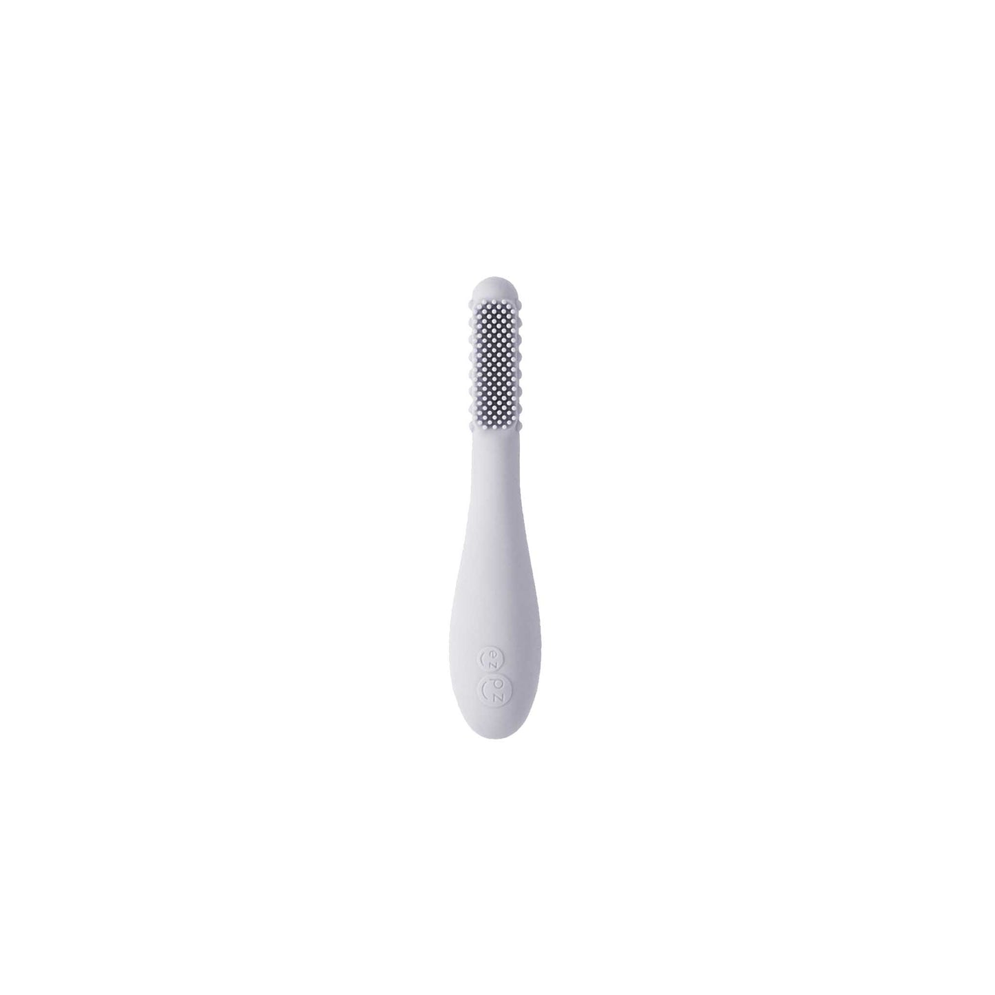 Baby-Led™ Silicone Toothbrush- Pewter