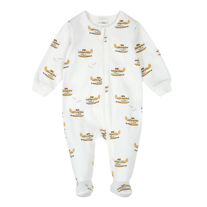 Seaplane on Off-White Sleeper