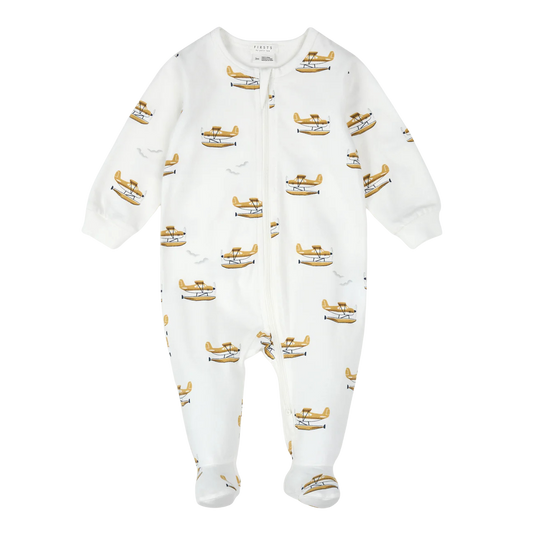 Seaplane on Off-White Sleeper