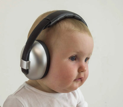 Baby Hearing Protection Earmuffs- Silver