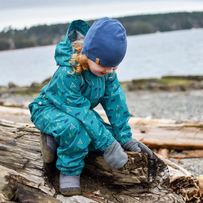 Fleece Cuff Mitts- Dark Grey